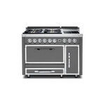 Viking TVDR4814IDG Tuscany Series 48" Dual Fuel Range with 4 Sealed Burners and 2 Induction Elements, and 6.2 cu. ft. Oven Capacity (Damascus Grey)