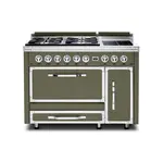 Viking TVDR4814IMA Tuscany Series 48" Dual Fuel Range with 4 Sealed Burners and 2 Induction Elements, and 6.2 cu. ft. Oven Capacity (Martini)