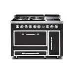 Viking TVDR4814ION Tuscany Series 48" Dual Fuel Range with 4 Sealed Burners and 2 Induction Elements, and 6.2 cu. ft. Oven Capacity (Onyx)