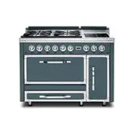 Viking TVDR4814ISQ Tuscany Series 48" Dual Fuel Range with 4 Sealed Burners and 2 Induction Elements, and 6.2 cu. ft. Oven Capacity (Squall)