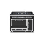 Viking TVDR4816BCS Tuscany Series 48 inch Dual Fuel Range with 6 Sealed Burners and 6.2 cu. ft. Oven Capacity (Cast Black)