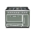 Viking TVDR4816BEU Tuscany Series 48 inch Dual Fuel Range with 6 Sealed Burners and 6.2 cu. ft. Oven Capacity (Eucalyptus)