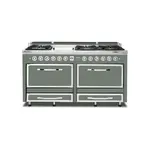 Viking TVDR6616GEU Tuscany Series 66" Dual Fuel Range with 6 Sealed Burners and Griddle, and 7.6 cu. ft. Oven Capacity (Eucalyptus)