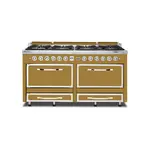 Viking TVDR6618BGH Tuscany Series 66 inch Dual Fuel Range with 8 Sealed Burners and 7.6 cu. ft. Oven Capacity (Golden Hour)