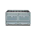 Viking TVDR6618BNS Tuscany Series 66 inch Dual Fuel Range with 8 Sealed Burners and 7.6 cu. ft. Oven Capacity (November Sky)