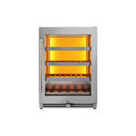 Thor Kitchen TWC24UL 24" Undercounter Wine Cooler with 5.3 cu. ft. Capacity, Triple Pane Glass, in Stainless Steel