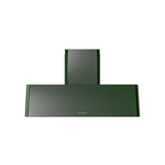 ILVE UAG48EG Nostalgie 48" Range Hood with 850 CFM, 3 Speed + Intensive, Front LED Light Bar (Emerald Green)