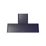 ILVE UAG48MB Nostalgie 48" Range Hood with 850 CFM, 3 Speed + Intensive, Front LED Light Bar (Midnight Blue)