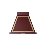 ILVE UANB30BUG Nostalgie Noblesse 30" Range Hood (Burgundy, Brass)