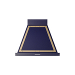 ILVE UANB30MBG Nostalgie Noblesse 30" Range Hood (Midnight Blue, Brass)