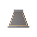 ILVE UANB30MGG Nostalgie Noblesse 30" Range Hood (Graphite Matte, Brass)