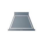 ILVE UANB36BGC Nostalgie Noblesse 36" Range Hood (Blue Grey, Chrome)