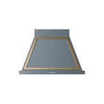 ILVE UANB36BGG Nostalgie Noblesse 36" Range Hood (Blue Grey, Brass)