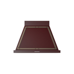 ILVE UANB36BUB Nostalgie Noblesse 36" Range Hood (Burgundy, Burnished)