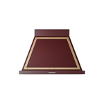 ILVE UANB36BUG Nostalgie Noblesse 36" Range Hood (Burgundy, Brass)