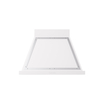 ILVE UANB36WHC Nostalgie Noblesse 36" Range Hood (White, Chrome)