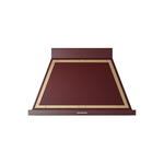 ILVE UANB40BUG Nostalgie Noblesse 40" Range Hood (Burgundy, Brass)