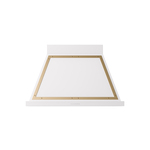 ILVE UANB40WHG Nostalgie Noblesse 40" Range Hood (White, Brass)