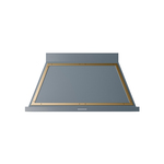 ILVE UANB48BGG Nostalgie Noblesse 48" Range Hood (Blue Grey, Brass)