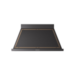 ILVE UANB48BKB Nostalgie Noblesse 48" Range Hood (Glossy Black, Burnished)