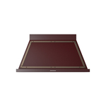 ILVE UANB48BUB Nostalgie Noblesse 48 inch Range Hood (Burgundy, Burnished)