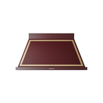 ILVE UANB48BUG Nostalgie Noblesse 48" Range Hood (Burgundy, Brass)