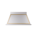 ILVE UANB48SSG Nostalgie Noblesse 48" Range Hood (Stainless Steel, Brass)