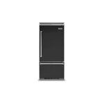 Viking VCBB5363ERCS 5 Series 36" Built-In Bottom-Freezer Refrigerator with 20.4 cu. ft. Capacity (Cast Black, Right Hinge)