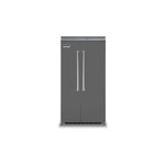 Viking VCSB5423DG 5 Series 42 inch Built-In Side-by-Side Refrigerator with 25.32 cu. ft. Capacity (Damascus Grey)