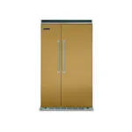 Viking VCSB5483GH 5 Series 48" Built-In Side-by-Side Refrigerator with 29.05 cu. ft. Capacity (Golden Hour)