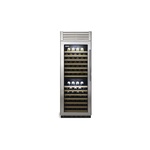 Viking VCWB530LSS 5 Series 30 inch Dual Zone Full-Height Wine Cellar with 150 Bottles Storage Capacity in Stainless Steel (Left Hinge)