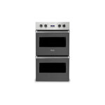 Viking VDOE130DG 5 Series 30" Electric Double Thermal Convection Oven with 9.4 cu. ft. Total Capacity (Damascus Grey)