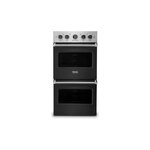 Viking VDOE527CS 5 Series 27" Electric Double Thermal Convection Oven with 8.2 cu. ft. Total Capacity (Cast Black)