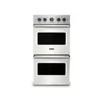 Viking VDOE527PW 5 Series 27" Electric Double Thermal Convection Oven with 8.2 cu. ft. Total Capacity (Pure White)