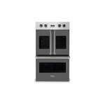 Viking VDOF7301DG 7 Series 30" French-Door Double Electric Thermal Convection Oven with 9.4 cu. ft. Total Capacity (Damascus Grey)