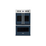 Viking VDOF7301SB 7 Series 30" French-Door Double Electric Thermal Convection Oven with 9.4 cu. ft. Total Capacity (Slate Blue)