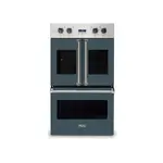 Viking VDOF7301SQ 7 Series 30" French-Door Double Electric Thermal Convection Oven with 9.4 cu. ft. Total Capacity (Squall)