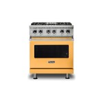 Viking VDR5304BDALP 5 Series 30" Dual Fuel Range with 4 Sealed Burners and Self Clean (Daffodil, Liquid Propane)