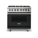 Viking VDR5366BANLP 5 Series 36 inch Dual Fuel Range with 6 Sealed Burners and Self Clean (Antique Bronze, Liquid Propane)