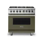 Viking VDR5366BMALP 5 Series 36" Dual Fuel Range with 6 Sealed Burners and Self Clean (Martini, Liquid Propane)