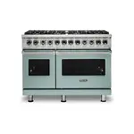 Viking VDR5488BSPLP 5 Series 48 inch Dual Fuel Range with 8 Sealed Burners (Splash, Liquid Propane)