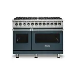 Viking VDR5488BSQLP 5 Series 48 inch Dual Fuel Range with 8 Sealed Burners (Squall, Liquid Propane)