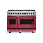 Viking VDR5488BVALP 5 Series 48 inch Dual Fuel Range with 8 Sealed Burners (Valentine, Liquid Propane)