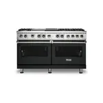 Viking VDR5606GQANLP 5 Series 60" Dual Fuel Range with 6 Sealed Burners, Griddle and Grill (Antique Bronze, Liquid Propane)