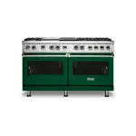 Viking VDR5606GQIVLP 5 Series 60" Dual Fuel Range with 6 Sealed Burners, Griddle and Grill (Ivy, Liquid Propane)