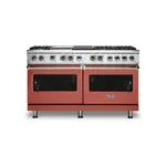 Viking VDR5606GQSCLP 5 Series 60" Dual Fuel Range with 6 Sealed Burners, Griddle and Grill (Spiced Cider, Liquid Propane)