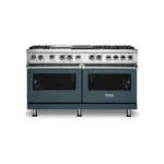 Viking VDR5606GQSQLP 5 Series 60 inch Dual Fuel Range with 6 Sealed Burners, Griddle and Grill (Squall, Liquid Propane)