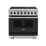 Viking VDR73626BANLP 7 Series 36 inch Dual Fuel Range with 6 Sealed Burners (Antique Bronze, Liquid Propane)