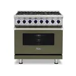 Viking VDR73626BMALP 7 Series 36" Dual Fuel Range with 6 Sealed Burners (Martini, Liquid Propane)