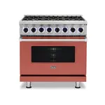 Viking VDR73626BSCLP 7 Series 36 inch Dual Fuel Range with 6 Sealed Burners (Spiced Cider, Liquid Propane)